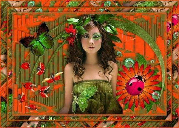 défi couleur:rouge et vert